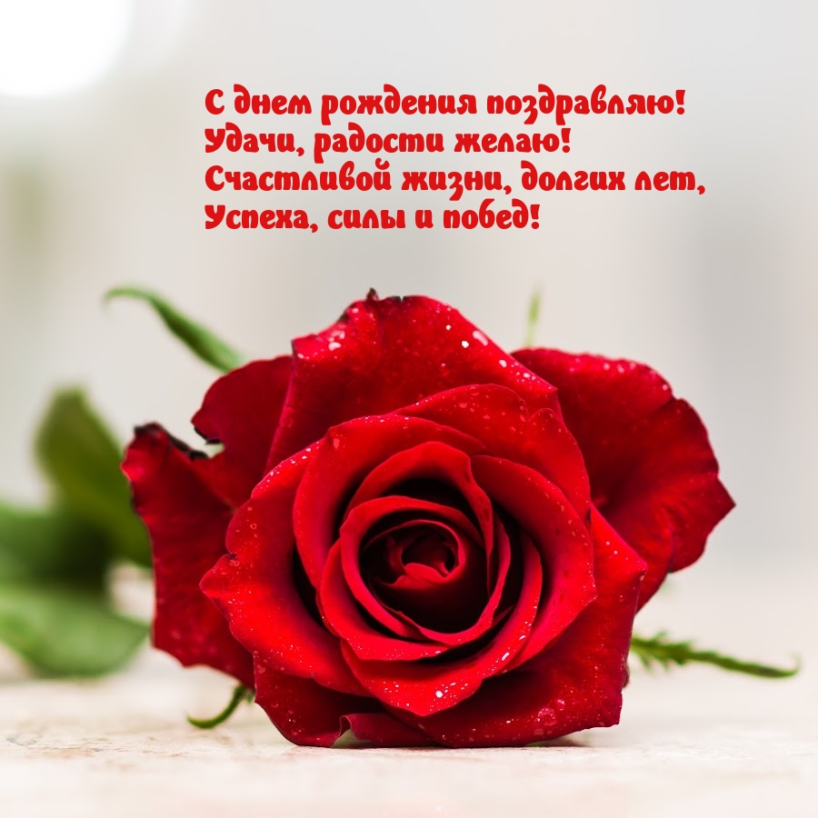 С днем рождения поздравляю! Удачи, радости желаю!
