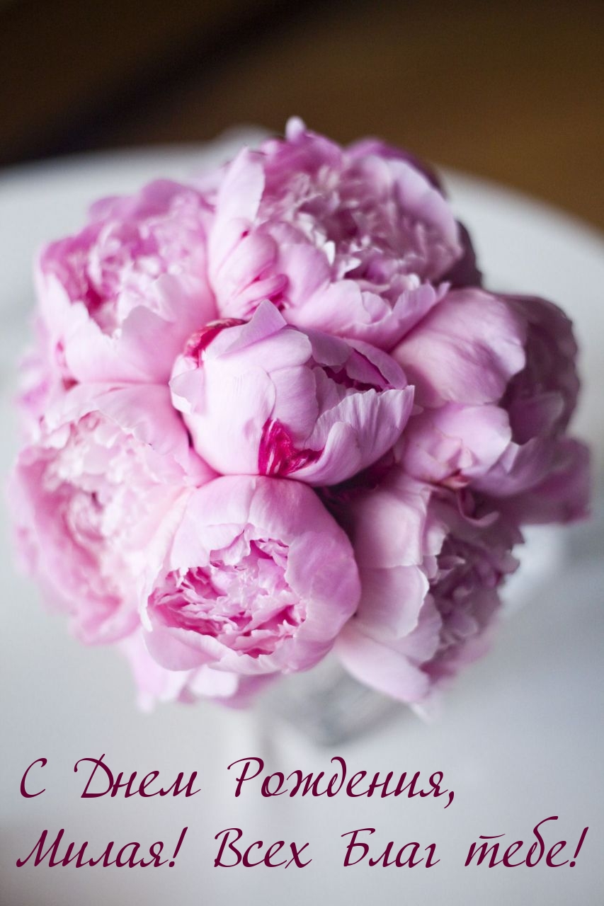 С Днем Рождения, Милая! Всех Благ тебе!