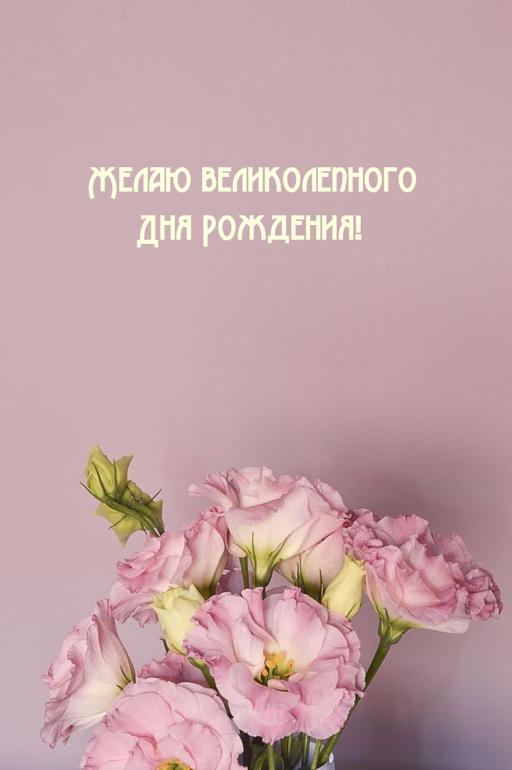 Желаю великолепного Дня Рождения! 