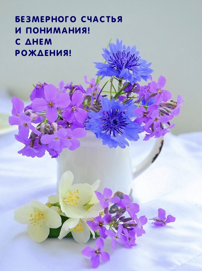 Безмерного счастья и понимания! С днем рождения!