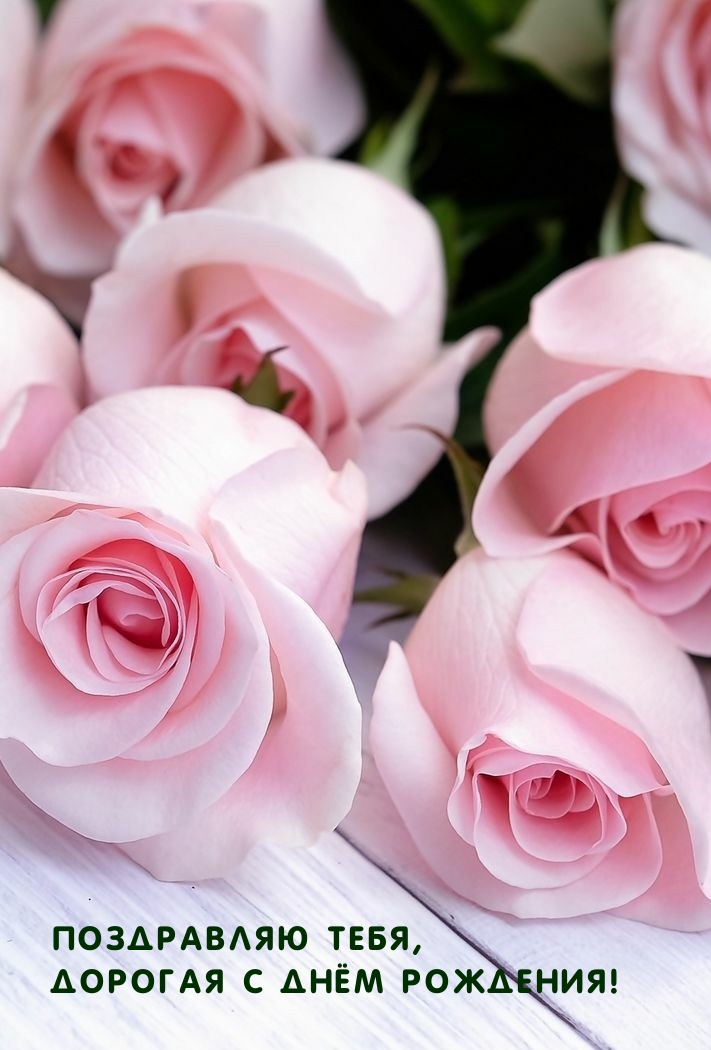 Поздравляю тебя, дорогая с днём рождения!
