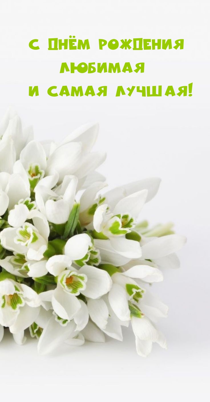 С днём рождения любимая и самая лучшая!