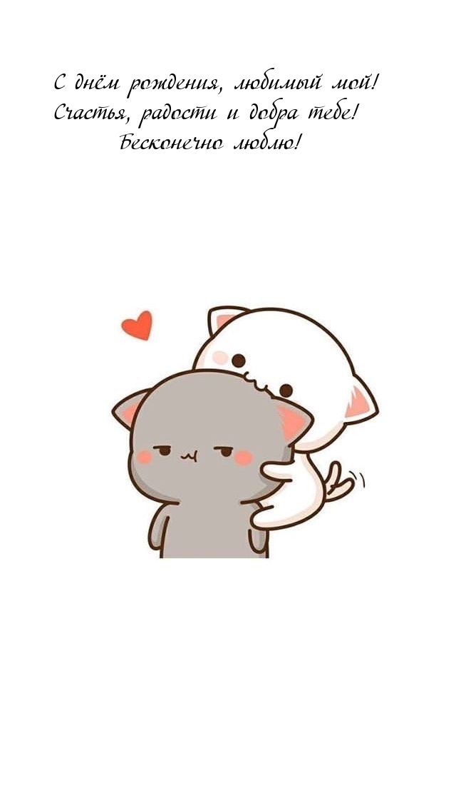 С днём рождения, любимый мой! Счастья, радости и добра тебе!