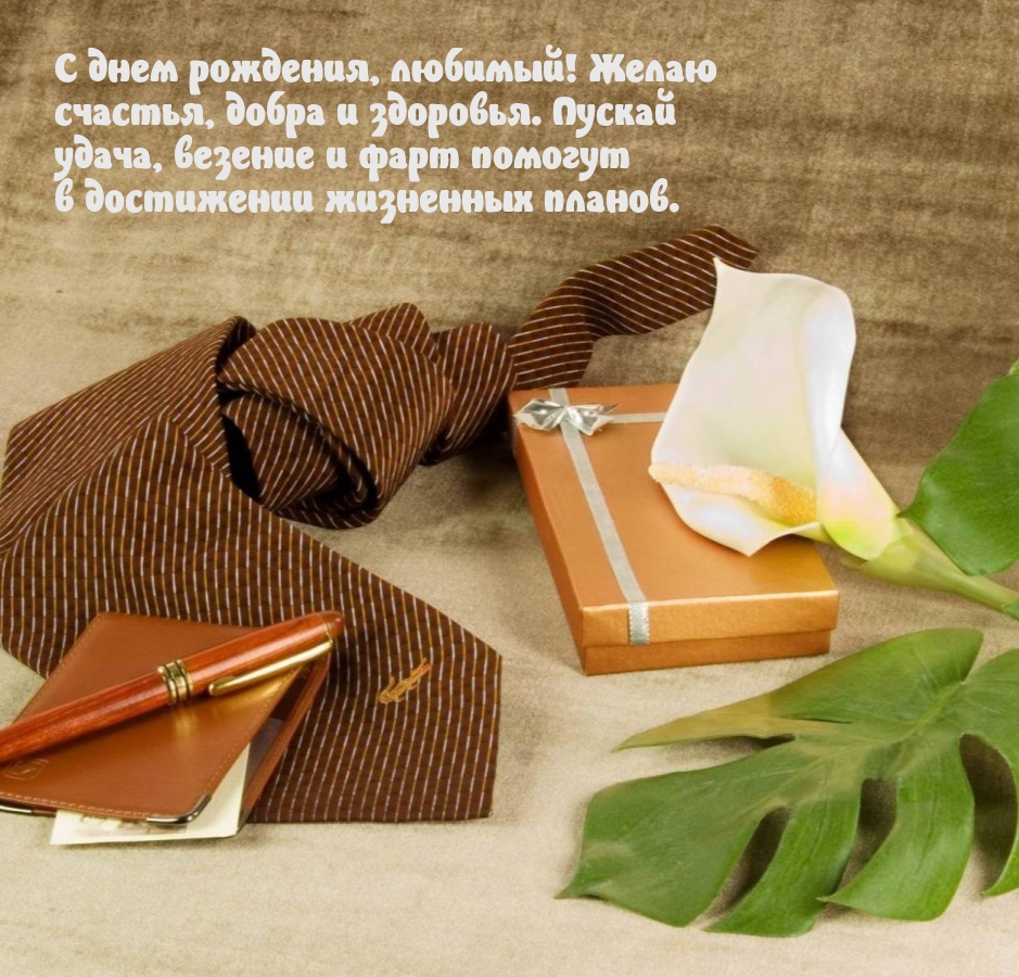 С днем рождения, любимый! Желаю счастья, добра и здоровья. 
