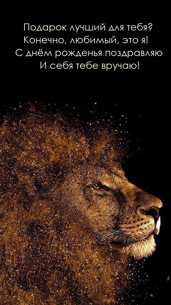 С днём рожденья поздравляю и себя тебе вручаю!
