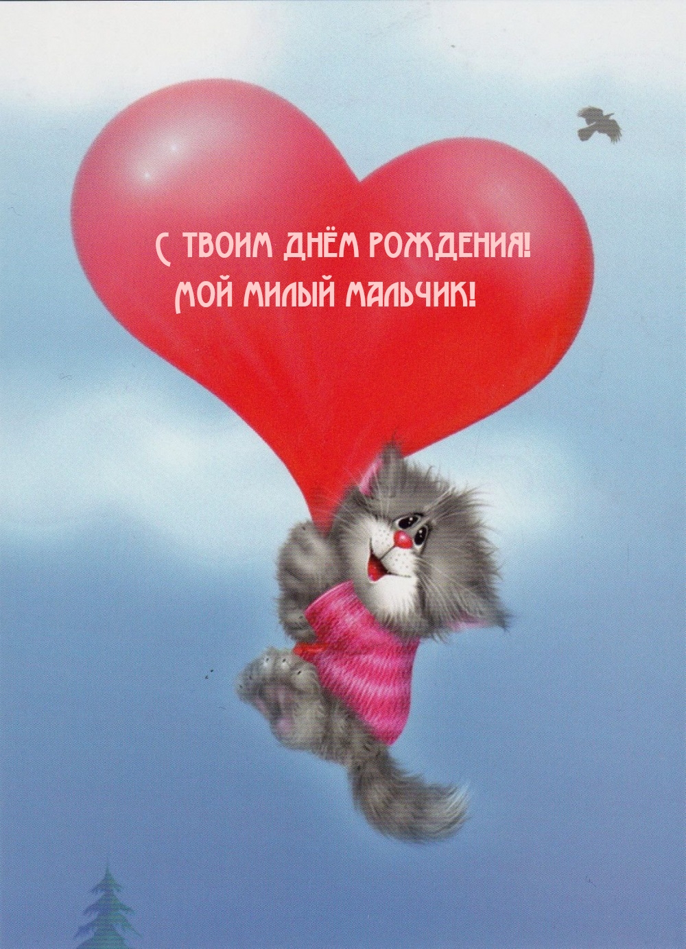 С твоим днём рождения! Мой милый мальчик!