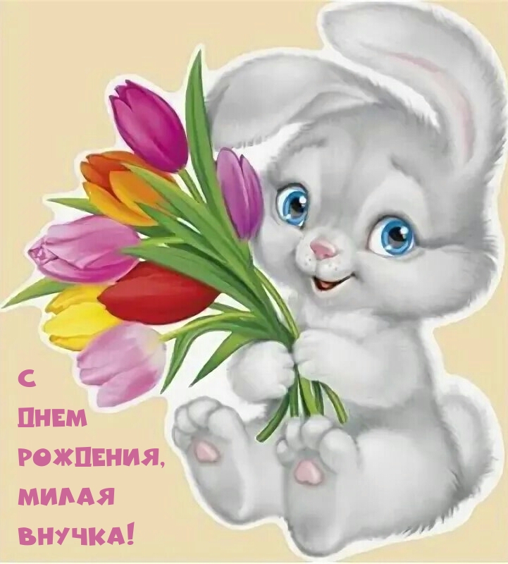 С днем рождения, милая внучка!