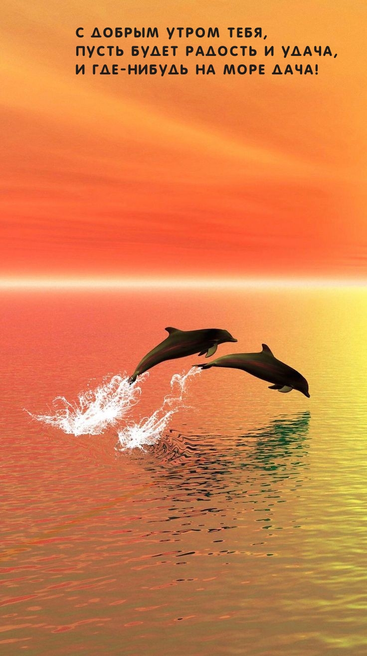 С добрым утром тебя, пусть будет радость и удача