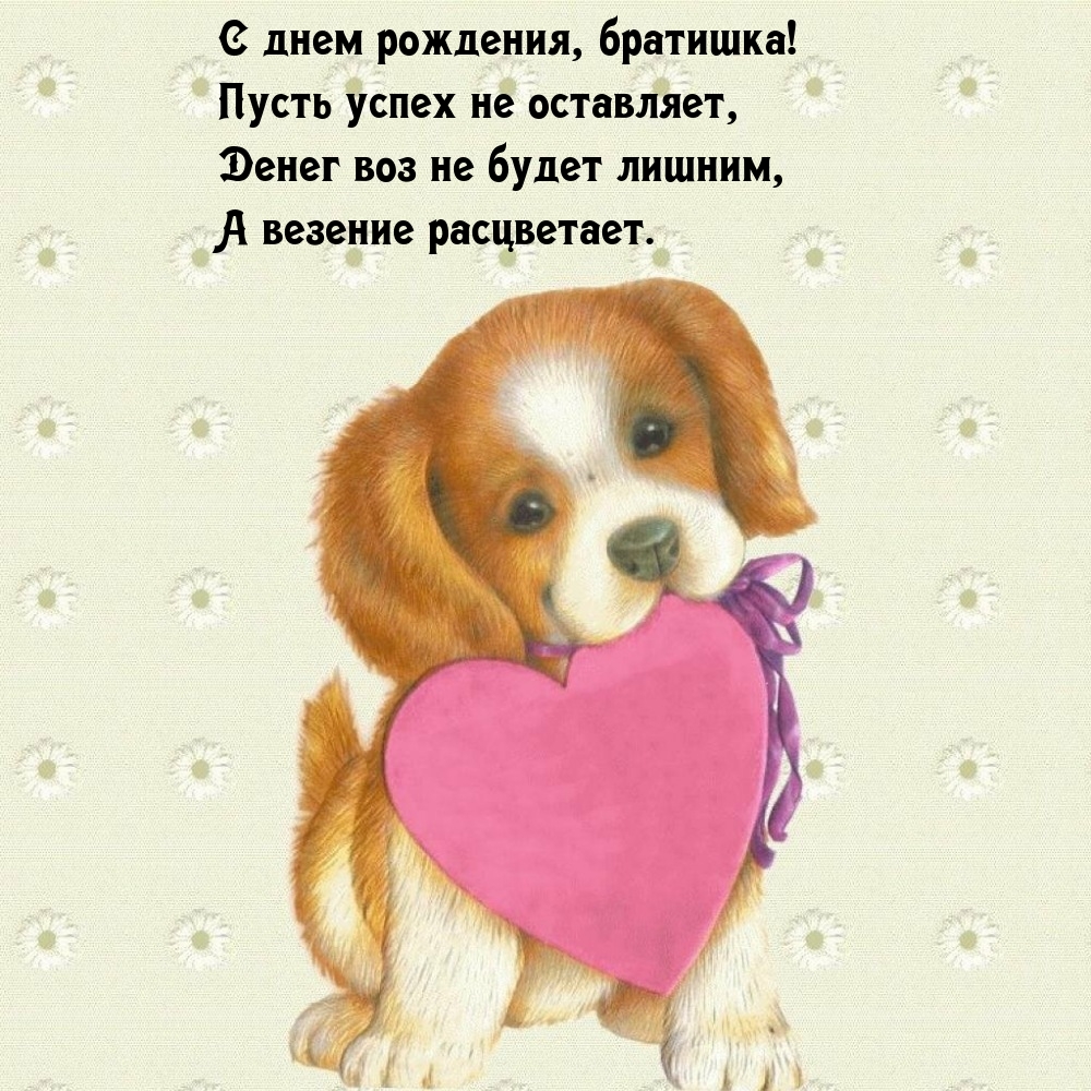 С днем рождения, братишка! Пусть успех не оставляет