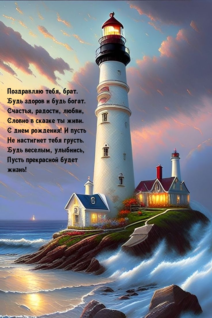 Поздравляю тебя, брат. Будь здоров и будь богат.