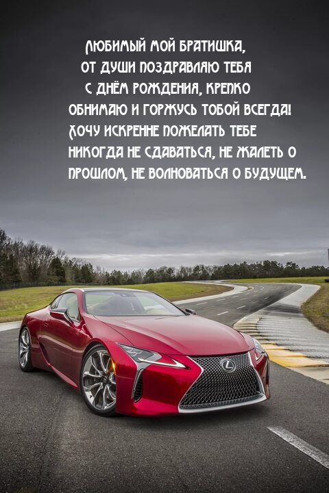 Любимый мой братишка обнимаю и горжусь тобой всегда! 