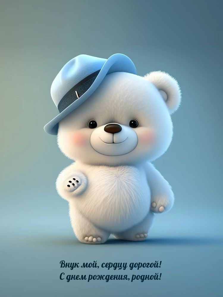 Внук мой, сердцу дорогой! С днем рождения, родной!