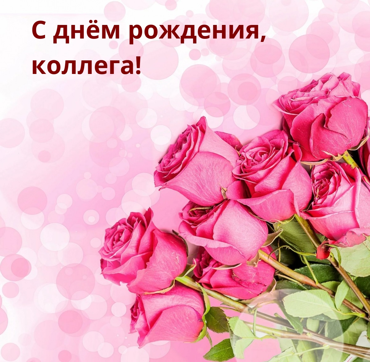 С днём рождения, коллега!