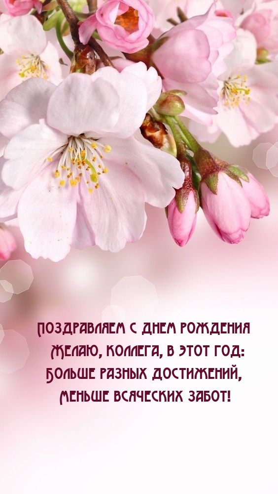Поздравляем с днем рождения, коллега