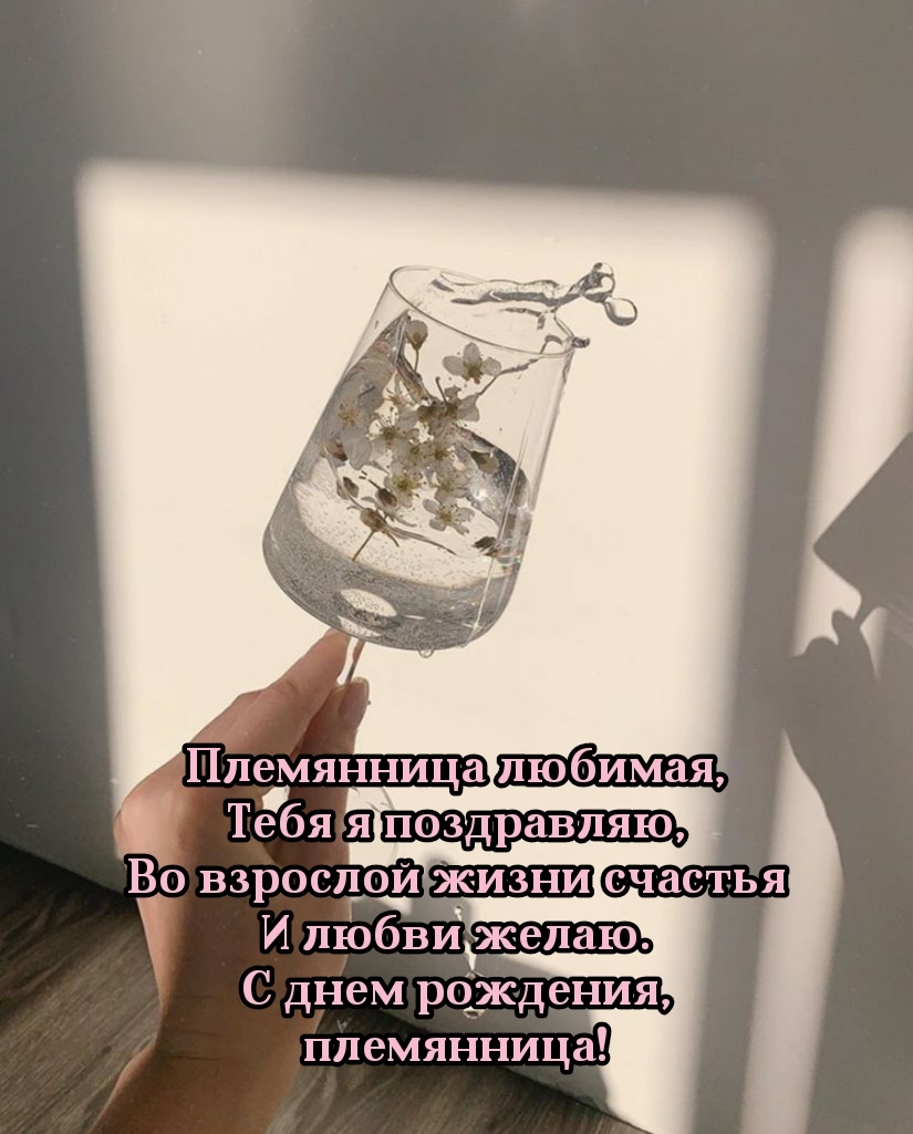 С днем рождения, племянница! Во взрослой жизни счастья