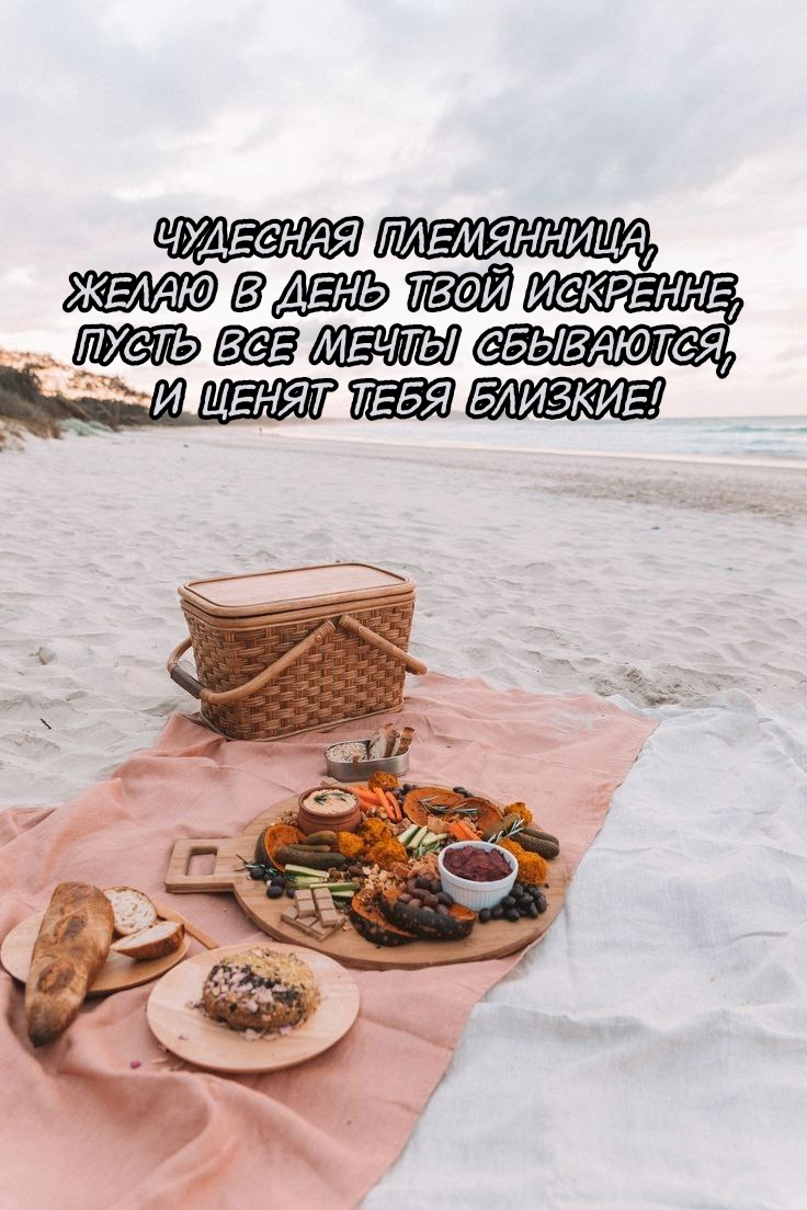 Чудесная племянница, желаю в день твой искренне