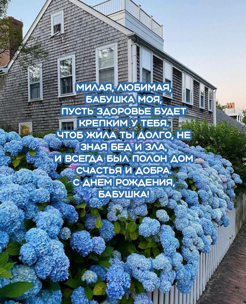 С днем рождения, бабушка! Милая, любимая, бабушка моя