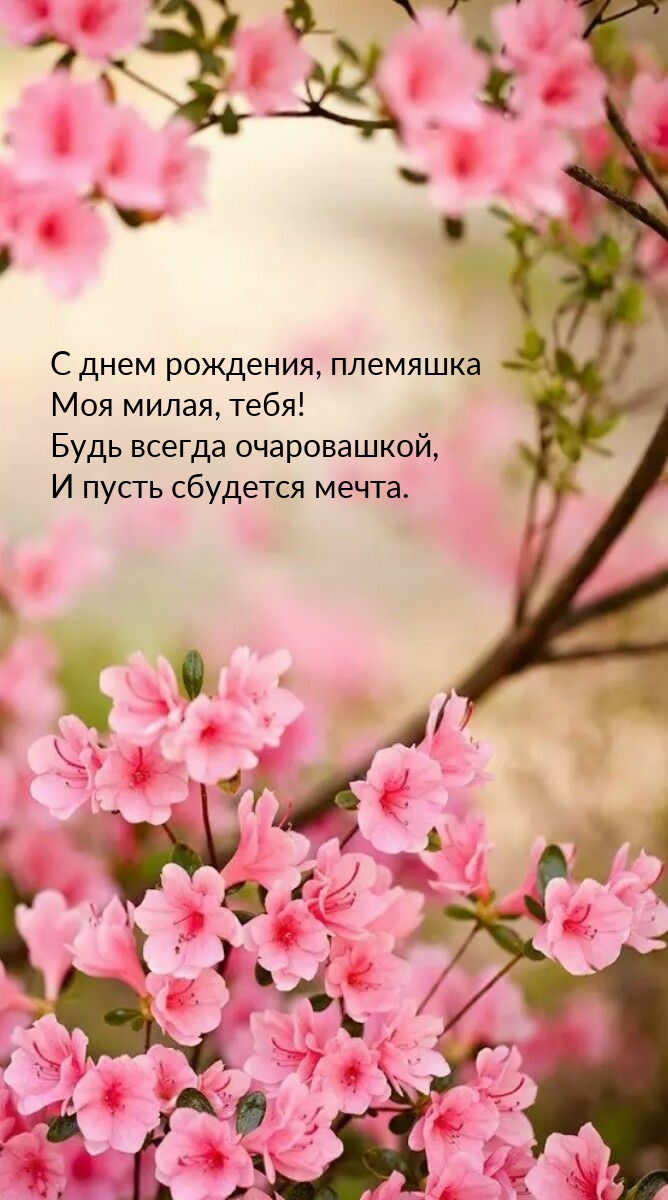 С днем рождения, племяшка моя милая! Будь всегда очаровашкой