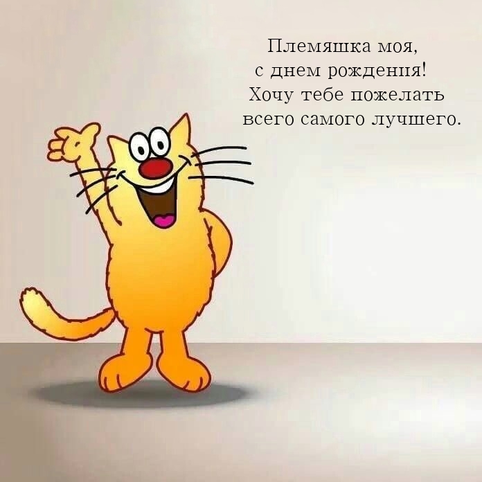 Племяшка моя, с днем рождения! Хочу пожелать всего самого лучшего. 