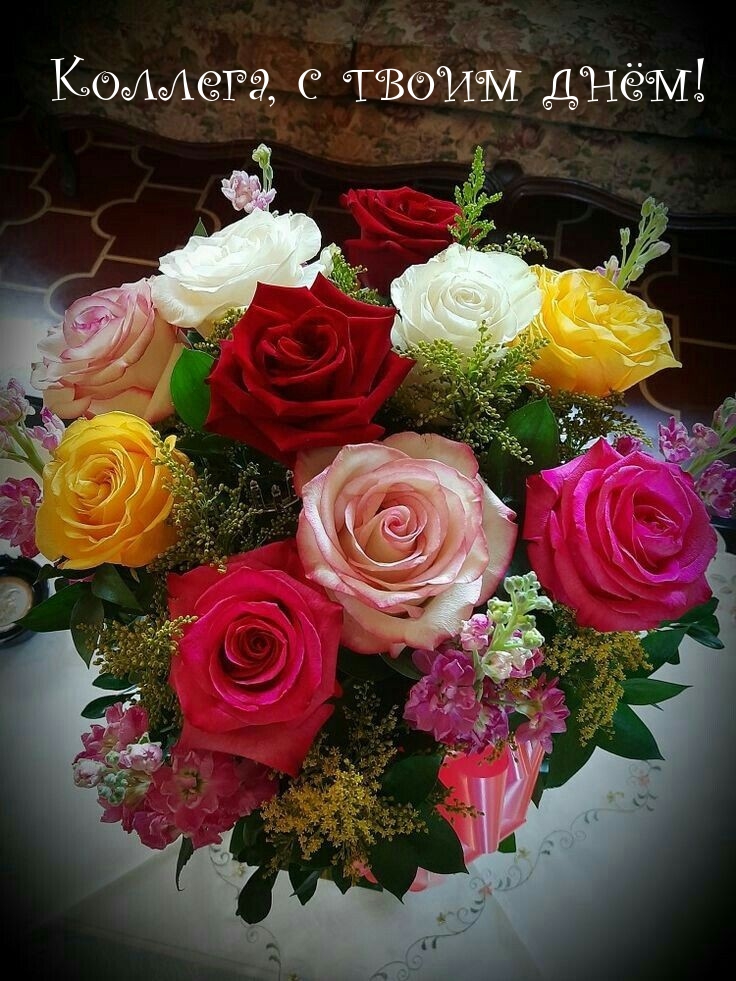 Коллега, с твоим днём!