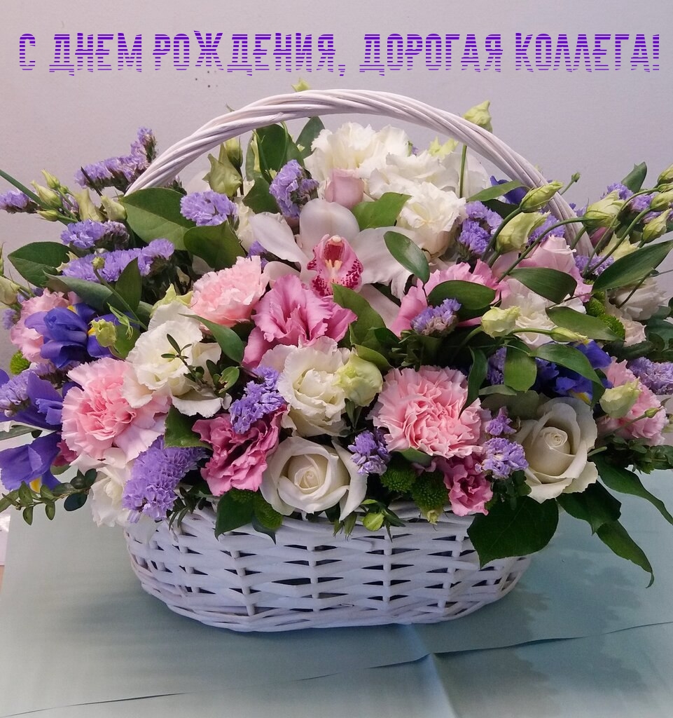 С днем рождения, дорогая коллега!