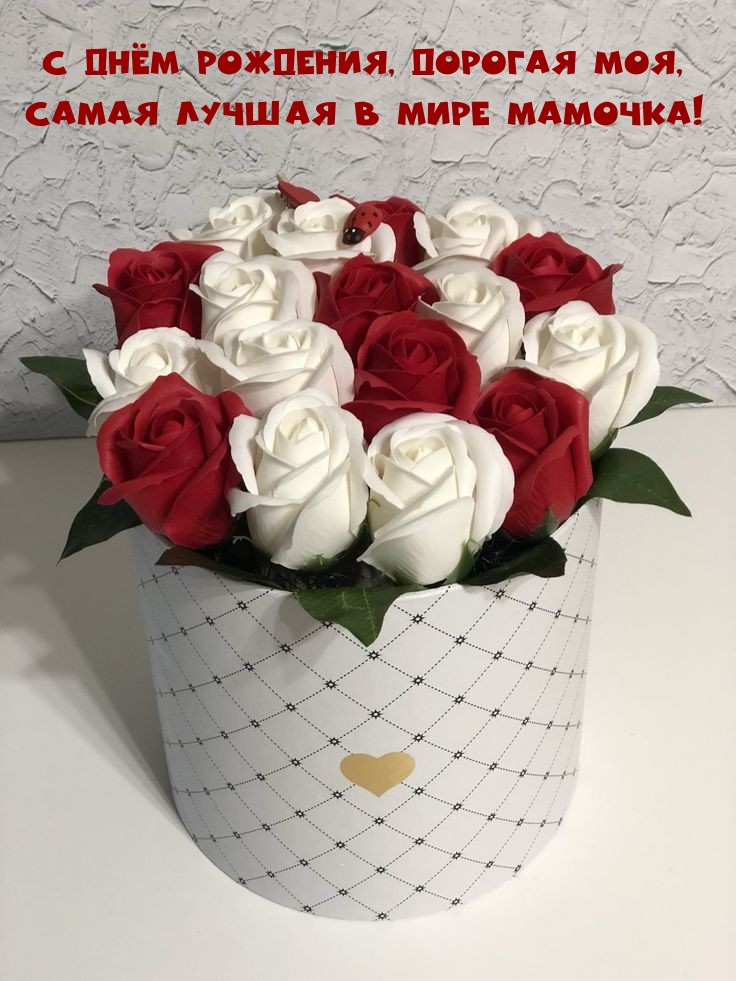 С днём рождения, дорогая моя, самая лучшая в мире мамочка! 