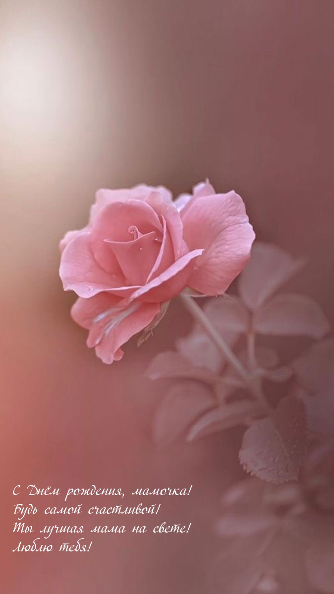 С Днём рождения, мамочка! Будь самой счастливой!