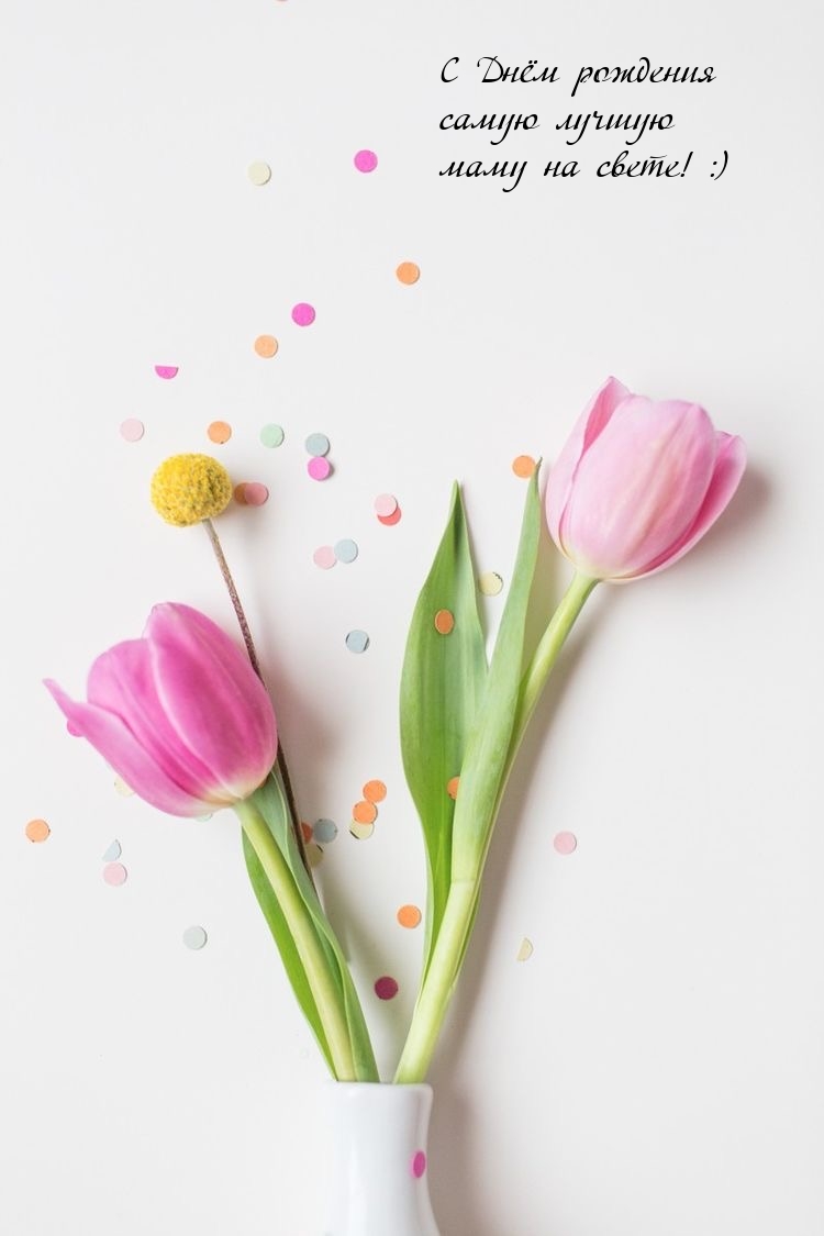 С Днём рождения самую лучшую маму на свете! :)