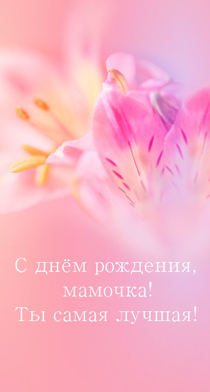 С днём рождения, мамочка! Ты самая лучшая!
