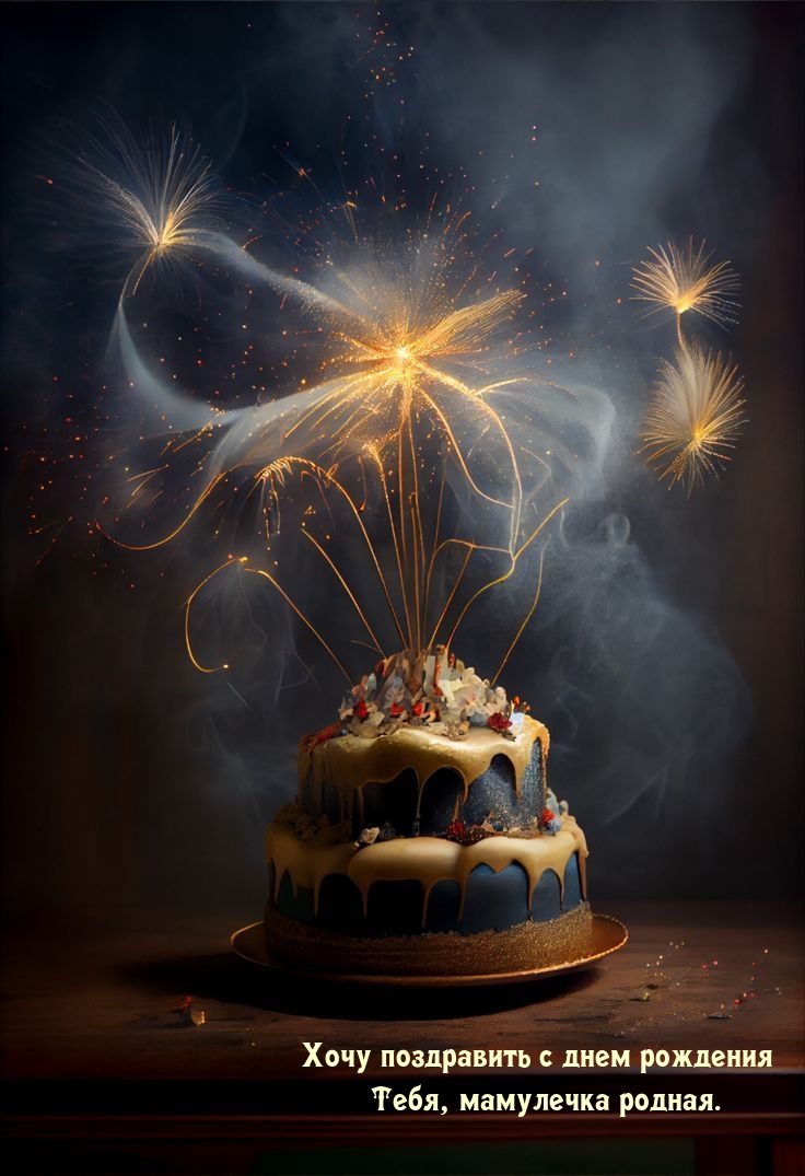 Хочу поздравить с днем рождения Тебя, мамулечка родная.