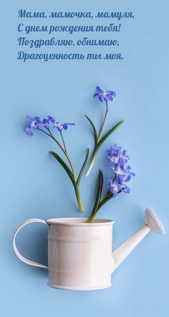 Мама, мамочка, мамуля, с днем рождения тебя!