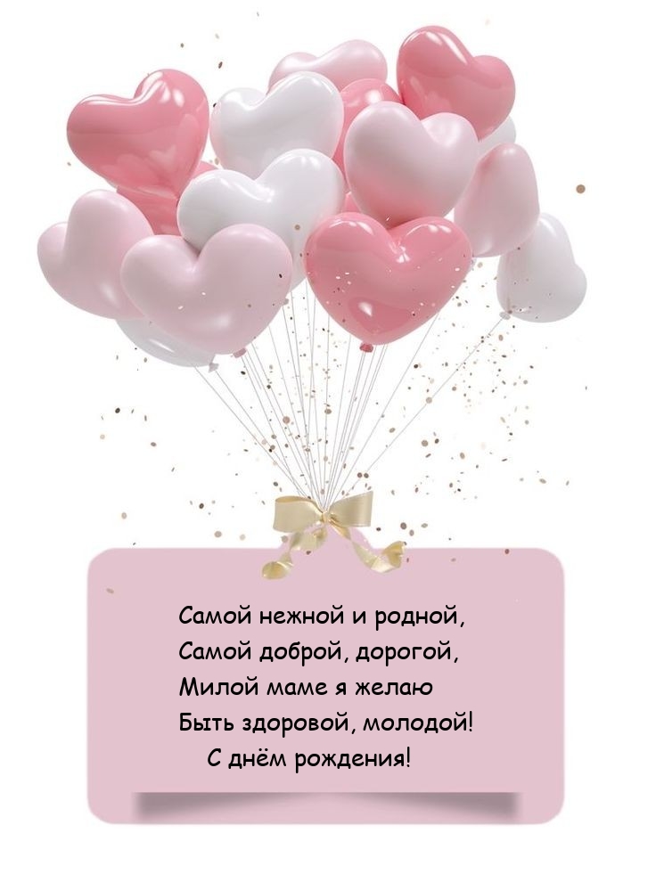 Быть здоровой, молодой! С днём рождения! 