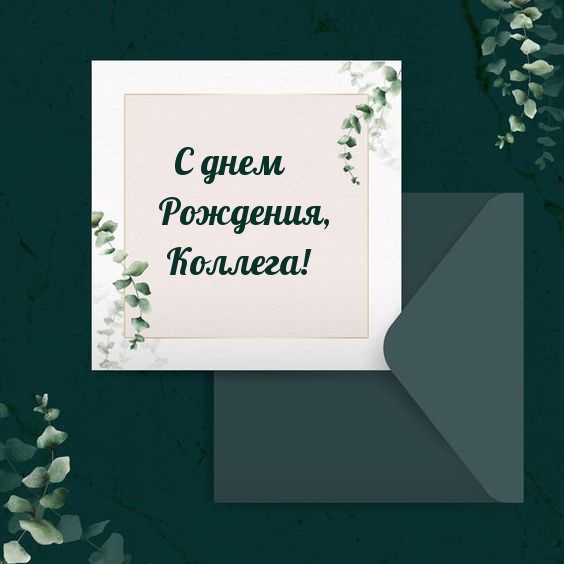 С днем Рождения, Коллега!