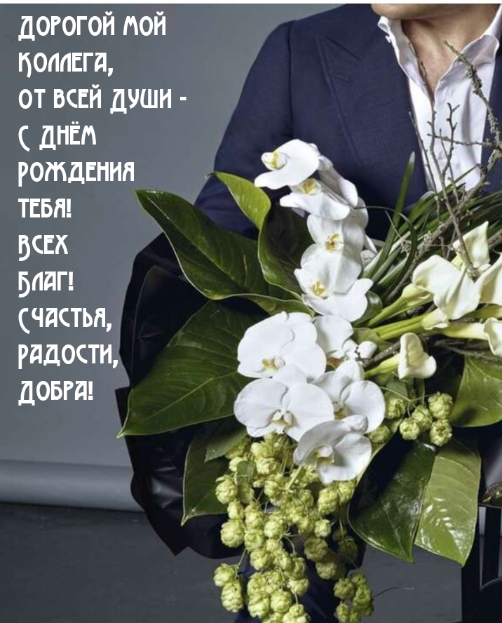Дорогой мой Коллега, от всей Души - С Днём Рождения тебя!