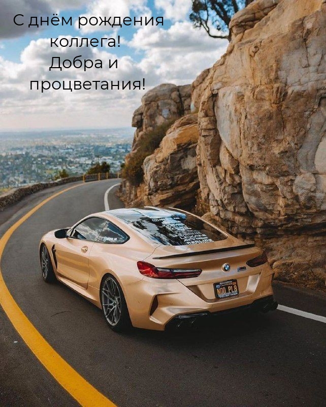 С днём рождения коллега! Добра и процветания!