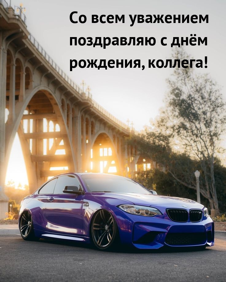 Со всем уважением поздравляю с днём рождения, коллега!