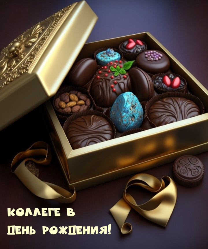 Коллеге в день рождения!