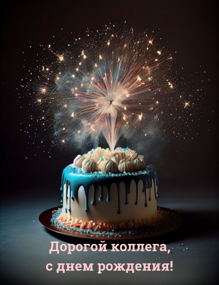Дорогой коллега, с днем рождения!