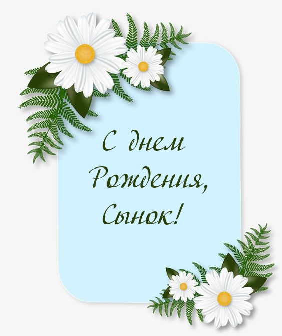 С днем Рождения, Сынок!