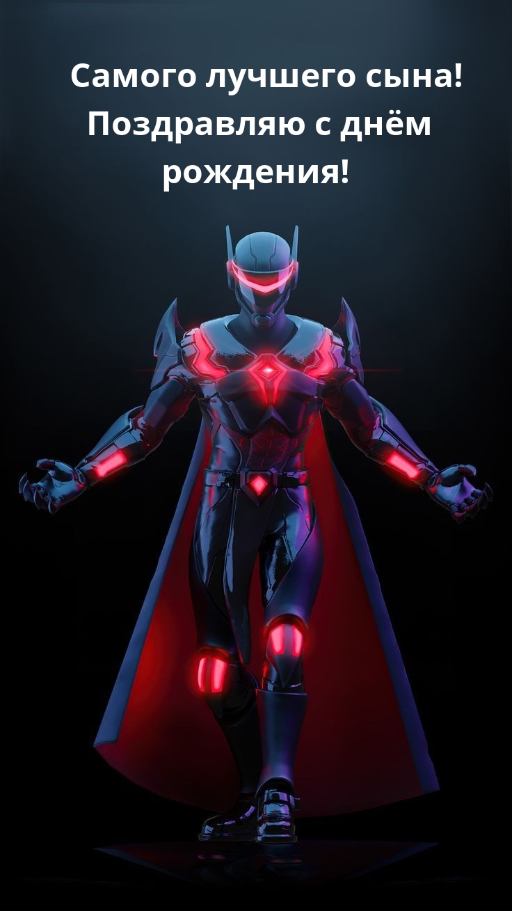Самого лучшего сына! Поздравляю с днём рождения! 