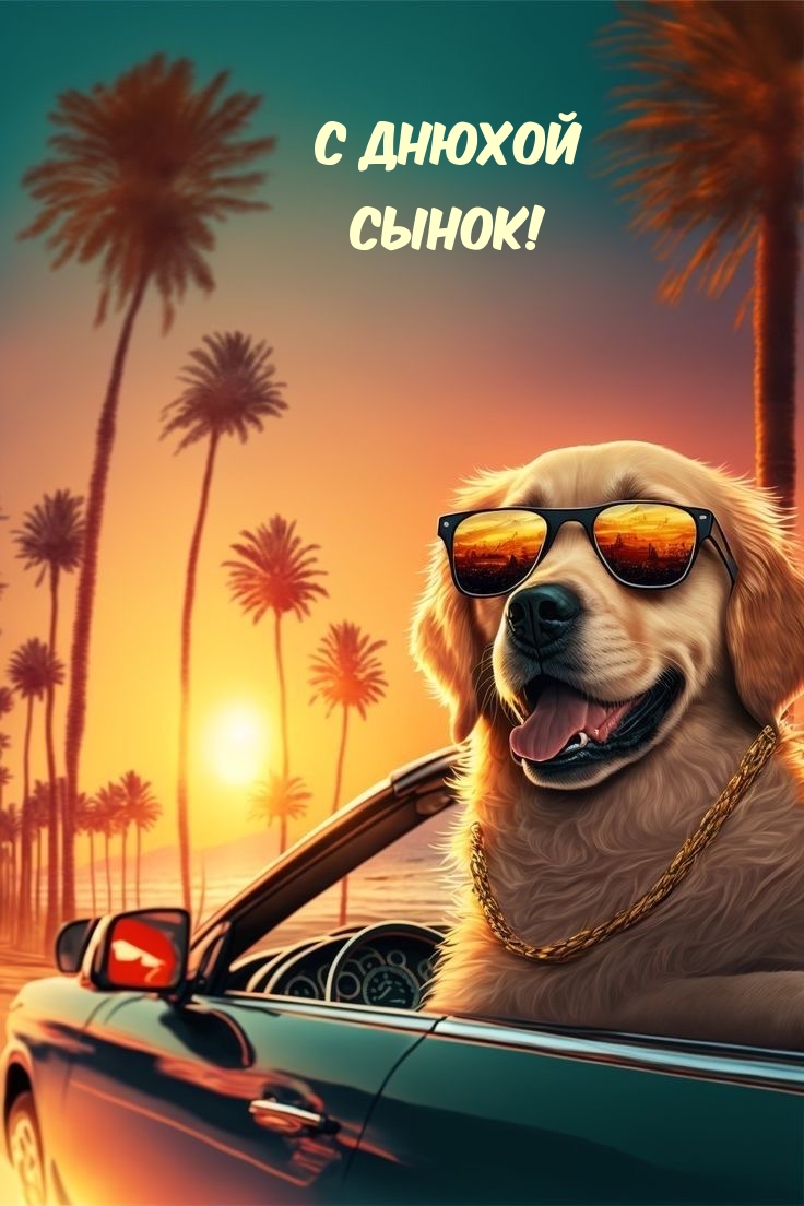 С днюхой сынок!