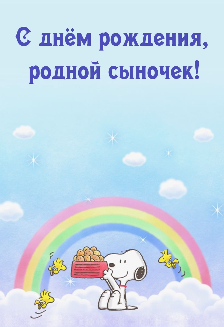 С днём рождения, родной сыночек!