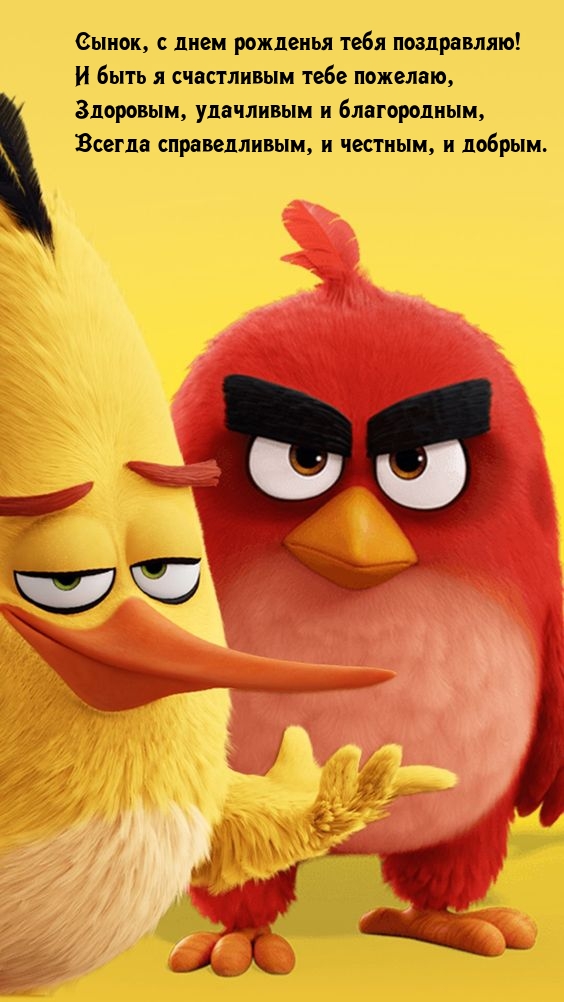 Сынок, с днем рожденья! И быть я счастливым тебе пожелаю