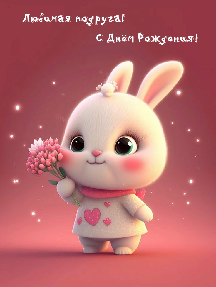 Любимая подруга! С Днём Рождения! 