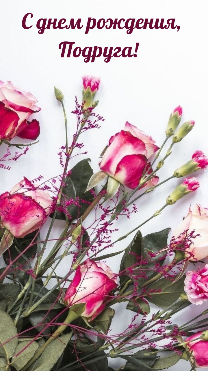 С днем рождения, подруга! 