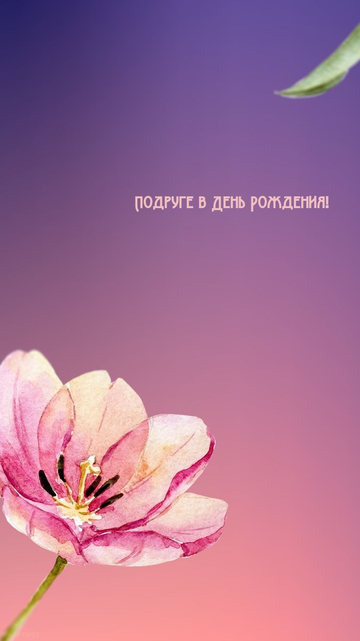 Подруге в День Рождения!