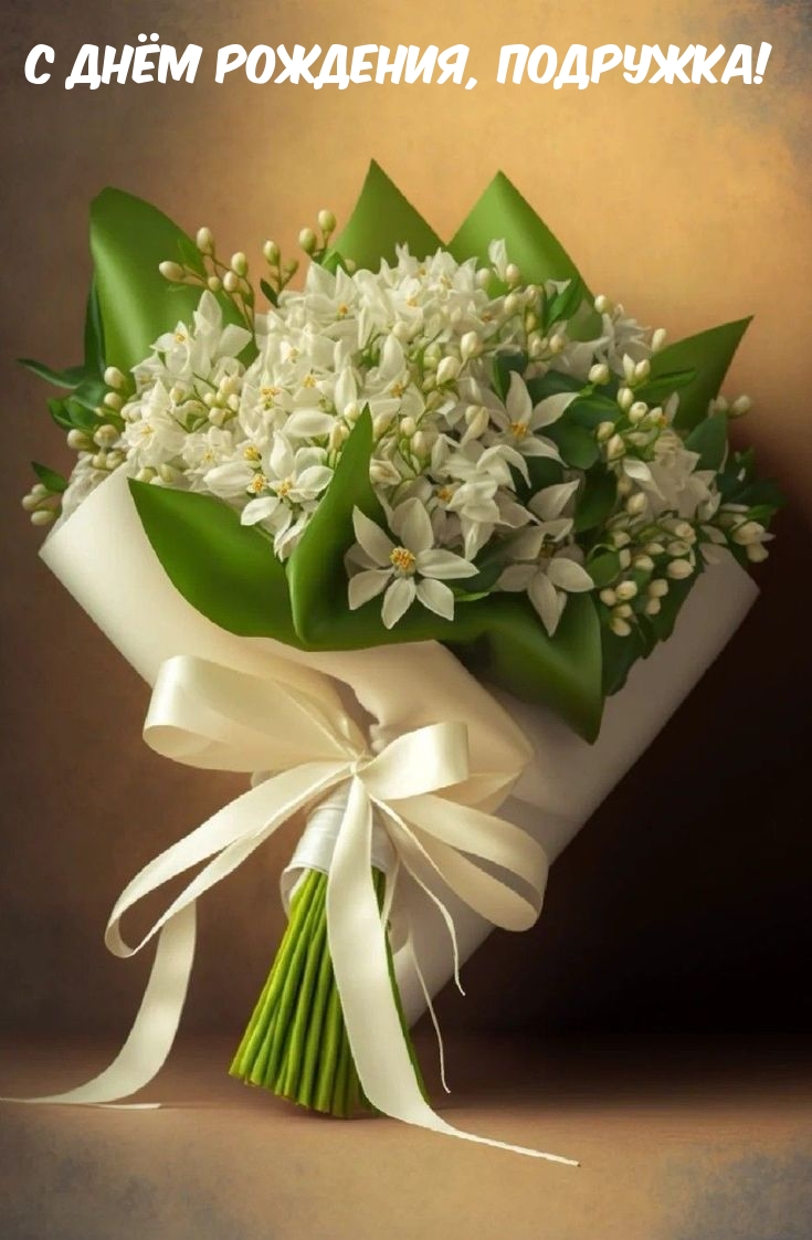 С днём рождения, подружка!