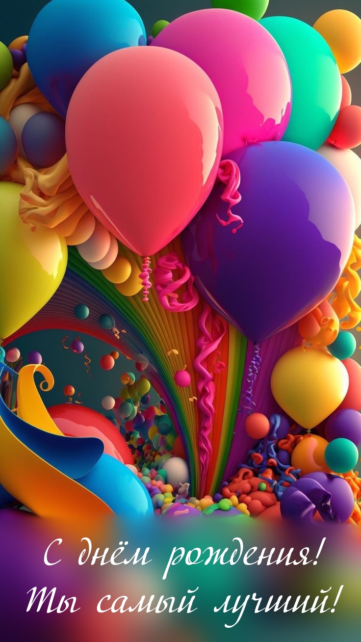 С днём рождения! Ты самый лучший!