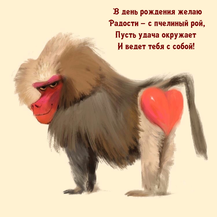 В день рождения желаю радости – с пчелиный рой