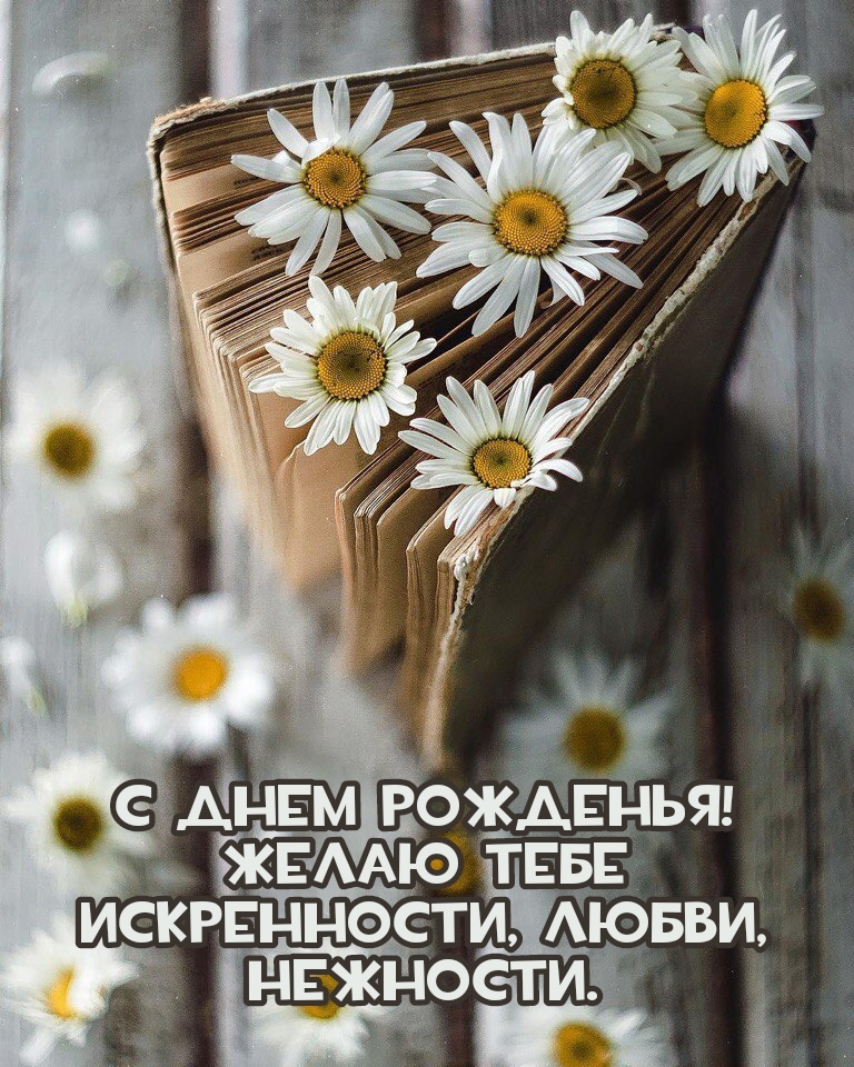 Желаю тебе искренности, любви, нежности.